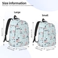 thumbnail image 6 of Wukai Poodle Playing Skateboard Paper Reusable Cosmetic bag,Travel Toiletry Organizer Capacity,Waterproof Puzzle Bags, 6 of 7