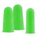 thumbnail image 5 of 3 piezas de silicona para esculpir para cocinar, resistente y duradera, con funda antideslizante para los dedos. verde, 5 of 9