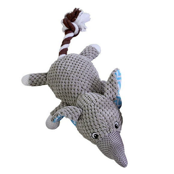 Dog Squeak Toy Elephant Fashion Dog Teething Toy Puppy Chew Toy Puppy Bite Toy