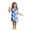 Blue, variant on NIEWTR Halloween for Girls Flutter Sleeve Nightgown Summer Casual Cartoon Print Dress