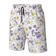 thumbnail image 5 of Kdxio Daisies Flowers Pattern Mens Casual Shorts - Drawstring Summer Beach Sports Shorts for Men, 5 of 9