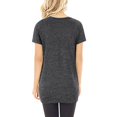 thumbnail image 3 of Birdeem T-Shirt Mode Femme Col en V Manches Courtes Blouse Ample, 3 of 12