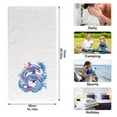 thumbnail image 2 of Ryvnso Dolphins Jumping Hand Towels for Bathroom Cotton Face Towel Decorative 15.5x29.5 inch, 2 of 7