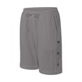 thumbnail image 4 of vigerkar Womens Breathable Shorts,Linen Shorts for Women, Summer Vacation Beach Short Pants Casual Clothes (Grey, XXL), 4 of 6