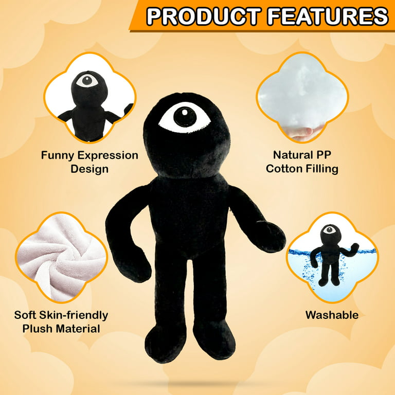 TwCare Rainbow Friends Black Plush Toy, Soft Stuffed Animal Monsters Doors  Plush Doll Toys, Wiki Plushies Toys Gifts for Kids Adults Birthday  Thanksgiving Christmas Horror Game Party Favors Fans 