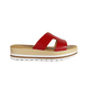 thumbnail image 1 of Sandalia Plataforma media Mujer Flexi Piel 107504 Rojo Flexi Piel, 1 of 4