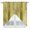 Yellow, variant on Brown Kitchen Window Curtains, Swag Curtains Valance for Bedroom Living Room Bathroom, Retro Oil Painting Modern Abstract Art Aesthetics Rod Pocket Window Curtain Block Drapes 2 Panels 28"x36"
