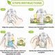 thumbnail image 4 of 10 pegatinas de transferencia UV DTF para vasos con forma de rana, 10 estilos, papel de transferencia bonito, pegatinas de PVC para vasos, calcomanías impermeables para frotar., 4 of 9