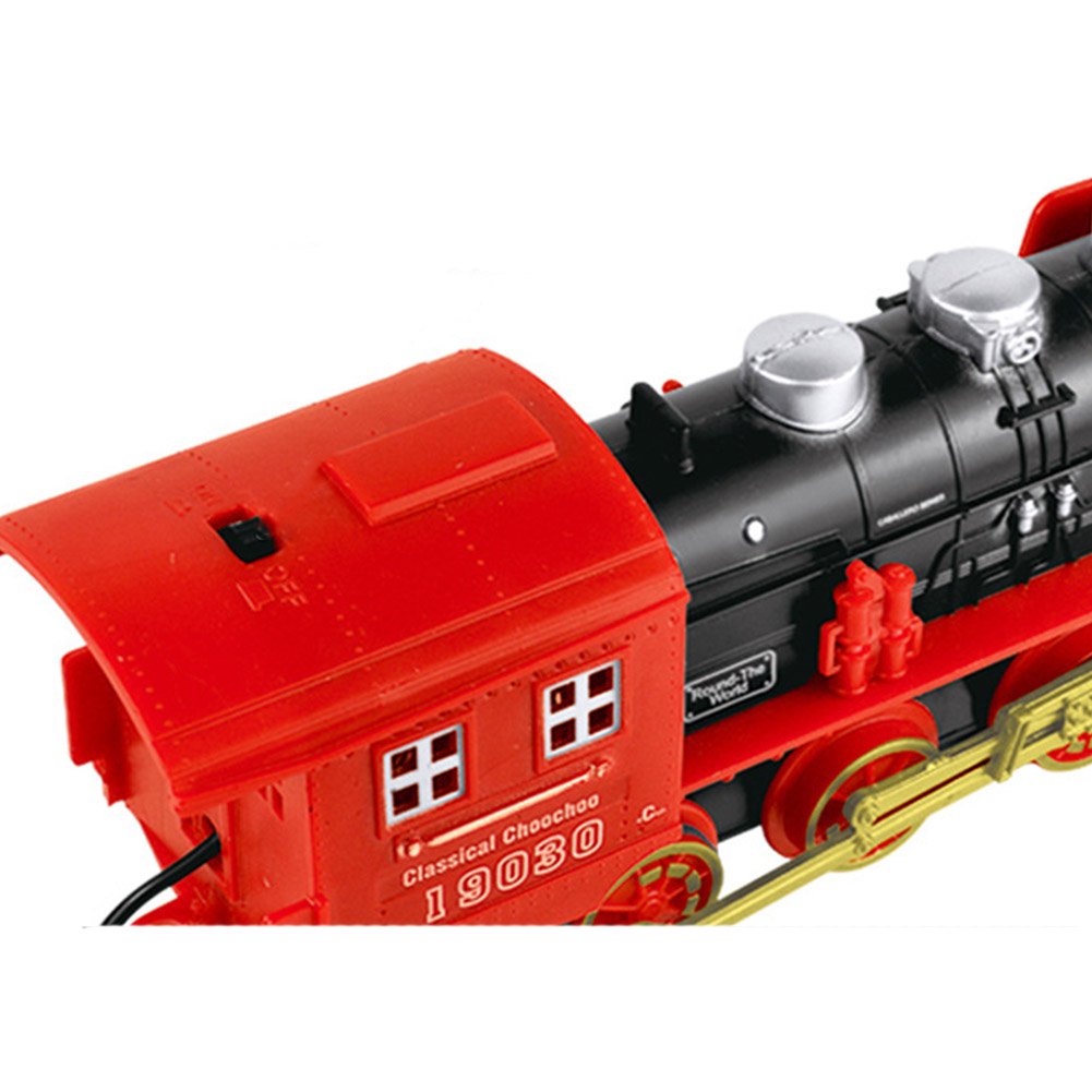 Train Sets Rechargeable Classic Steam Train Toy Set Electric