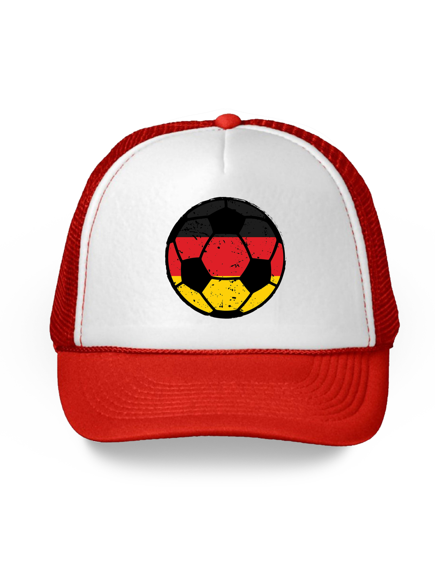 Awkward Styles Germany Soccer Ball Hat German Soccer Trucker Hat Germany 2018 Baseball Cap Germany Trucker Hats for Men and Women Hat Gifts from Germany German Baseball Hats German Flag Baseball Hat - image 1 of 6