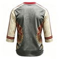 thumbnail image 4 of Zimjoy 2026 Mexico Soccer Jersey for Men World Soccer Game Mexico Team quarter Sleeve Crew Neck Football Jersey Shirts Gray L, 4 of 4