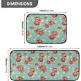 thumbnail image 3 of Rustic Pumpkins Buffalo Kitchen Rug and Mat Set of 2 Anti Fatigue Non Slip Washable Farmhouse Welcome Fall Autumn Floral Runner Rugs Floor Mats for Thankgiving Holiday Kitchen Laundry Room Home Decor, 3 of 6