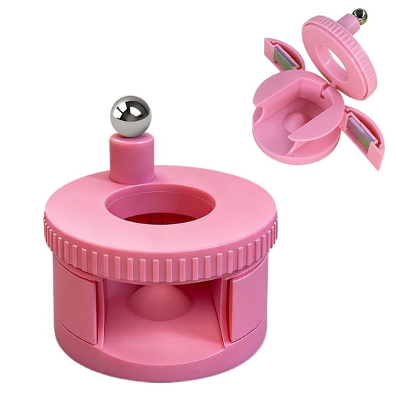 Rotating Cat Eye Magnet Tool for Nails, Automatic Glass Bead Suction for Wide Cat Eye Effect, Beginner Friendly DIY Nail Art & Salon Use