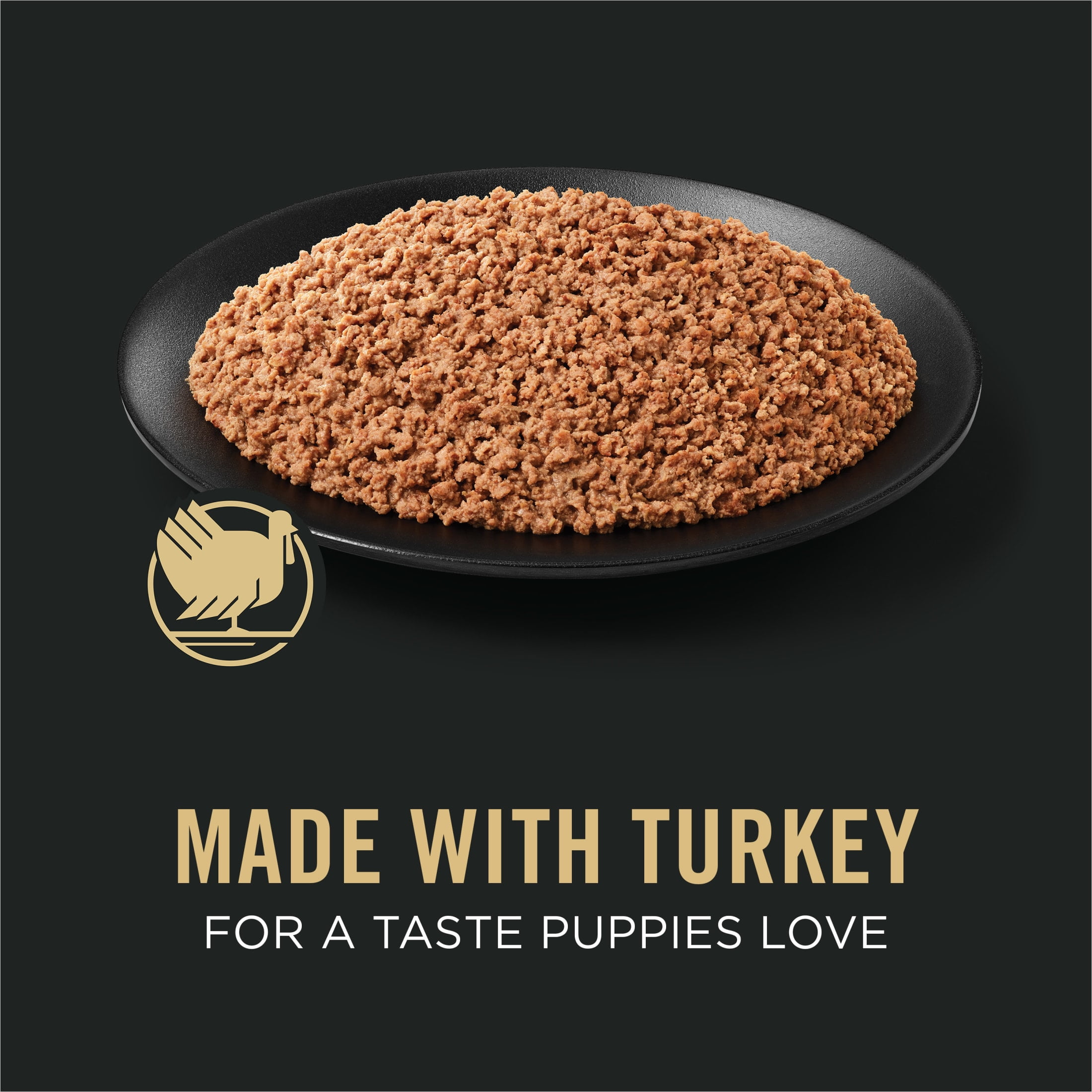 Purina Pro Plan Grain Free Wet Dog Food for Puppies, Classic Turkey Entrée, 13 oz Can