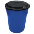 thumbnail image 1 of Contenedor Redondo con Tapa Plastic Trends Kartell 60 Litros Color Azul, 1 of 5