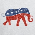 thumbnail image 3 of CafePress - Glitter Republican Elephant Zip Hoodie - Zip Hoodie, Classic Hooded Sweatshirt with Metal Zipper, 3 of 4