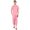 Rose Pink, variant on Inkmeso SolidPajama Set For Mens Short Sleeve Sleepwear Round NeckNightwearPj Set