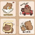 thumbnail image 2 of Cute Capybara Cosmetic Mirror Cartoon Double-Sided Folding Makeup Mirror Portable Mini Square High-definition Mirror Makeup Tools, 2 of 4