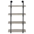 thumbnail image 3 of Elmcrest 24-inch 4-shelf Wall Bookshelf Grey Driftwood, 3 of 11