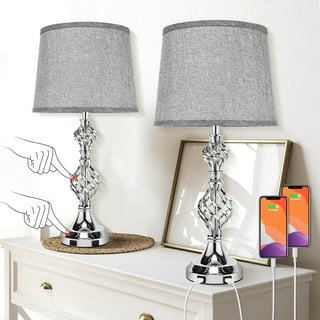 Silver on sale lamps walmart