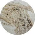 thumbnail image 2 of Addison Rugs Mayfield Premium Machine Washable Transitional Abstract Beige Round Rug, 8' x 8', 2 of 6