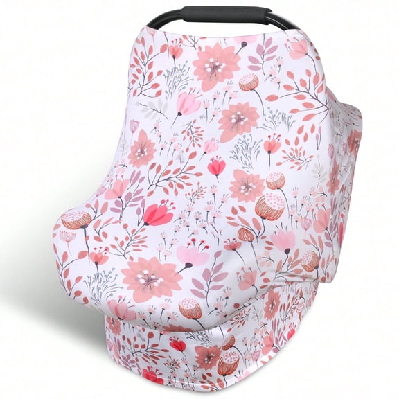 Car Seat Covers for Babies , Breastfeeding Cover, Baby Car Seat Cover, Car Seat Cover for Girls and Boys, Shopping Cart Cover for Baby
