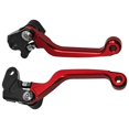 thumbnail image 1 of Billet Motorcycle Brake Clutch Lever, CNC Processing Aluminum Alloy Foldable Pivot Brake Handle, Universal Dirt Bike Lever, Off-Road Racing Lever Compatible with YAMHA WR250 and Most Motorbikes, 1 of 5