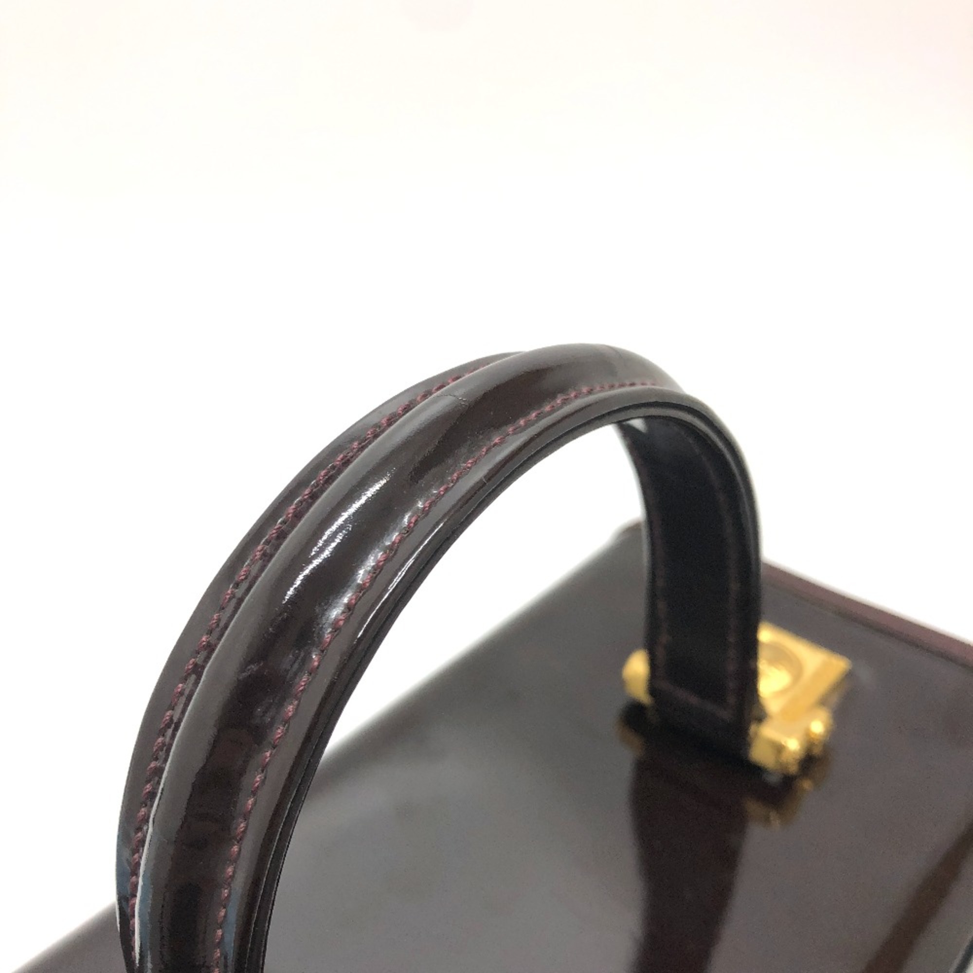 Versace vintage Vanity Bag Handbag Bag Backpack Hand Bag Purple Based Pre-Owned Versace vintage Vanity Bag Handbag Bag Backpack  main image 3