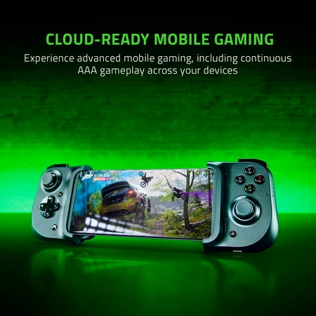 Razer - Kishi for Android (Xbox) Gaming Controller: Cloud Gaming Ready - Compatible with Most USB-C Android Phones - Black