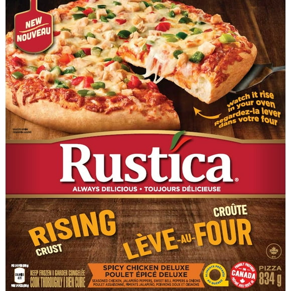 RUSTICA RISING CRUST SPCY CHICKEN DELUXE, RUSTICA RISING CRUST SPCY CHICKEN DELUXE