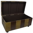 thumbnail image 2 of International Caravan Carmel Simili Cuir Bench Trunk in Mix Pattern, 2 of 2