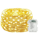 thumbnail image 1 of Luces de hadas enchufables USB con control remoto, 33 pies, 100 LED, luces intermitentes para dormitorio navideño, 1 of 5