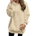 thumbnail image 3 of Womens Clothes Women's Solid Sweatshirt Women's Casual Pullover Hoodie Solid Color Raglan Sleeve Comfortable Sweatshirt Lightweight Warm Hooded Jacket For Everyday Wear, 3 of 7