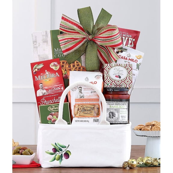 From You Flowers - Buon Appetito Gift Basket for Birthday, Anniversary, Get Well, Congratulations, Thank You, All Occasions