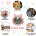thumbnail image 5 of Bola de hierba gatera montada en la pared, juguete de hierba gatera, limpieza de dientes Juguete para morder para gatos, bolas comestibles giratorias que juegan a burlarse de los molares, juguete para, 5 of 5