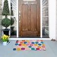 thumbnail image 5 of Yayeee Doormat for Indoor Entrance 32" x 20" Non Slippery Floor Rug, Watercolor Circles, 5 of 8