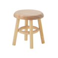 thumbnail image 3 of Wooden Miniature Stool Round Stool Seat Handmade for 1/12 Scale Dollhouse Decor, 3 of 8