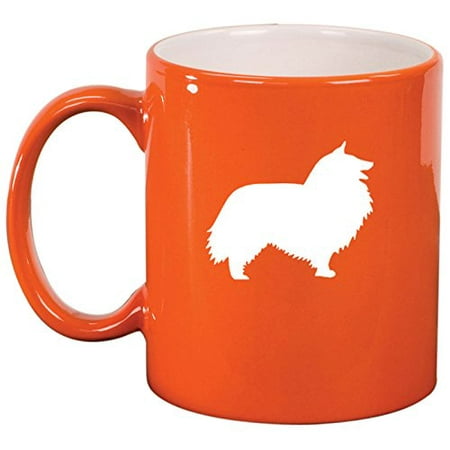 

Ceramic Coffee Tea Mug Cup Shetland Sheepdog (Orange)