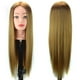 thumbnail image 1 of Pelucas con flequillo para mujer, peluca ondulada suelta, maniquí de práctica para peinar el cabello, cabeza de entrenamiento para pelucas de peluquería., 1 of 3