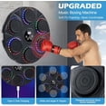 thumbnail image 3 of Music Boxing Machine, Wall Mounted, Smart Bluetooth Musical Beat Boxing Trainer with Gloves, Electronic Boxing Equipment, Punching Workout Machine for Adults, Home, Indoor and Gym, 3 of 8