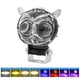 thumbnail image 3 of LED Lens Spotlight Color Light Auxiliary Fog Lamp Double Lenses Spotlights for Motorcycle Truck Car, 3 of 5