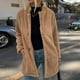 thumbnail image 5 of Puntoco Mujer Otoño e Invierno Color sólido Mangas largas Chaqueta de lana de doble cara Rebeca Abrigo Liquidación Puntoco Puntoco-1705, 5 of 7