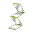 thumbnail image 1 of Mini espejo de escritorio de mano de 360 ​​grados, espejo plegable compacto portátil de cuatro verde, 1 of 9