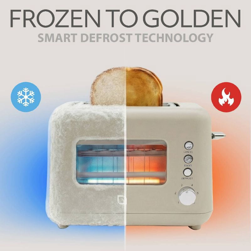 2 Slice Toaster with Window