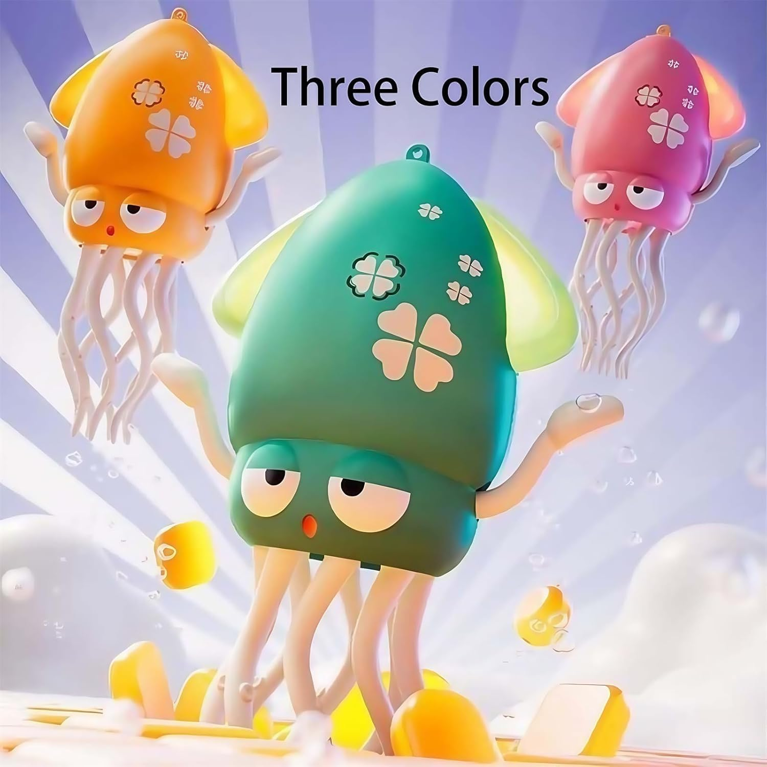 Dancing Octopus Baby Toy Electric Octopus Robot Automatic Obstacle Avoidance Octopus with LED&Music, Toys Gifts for Kids