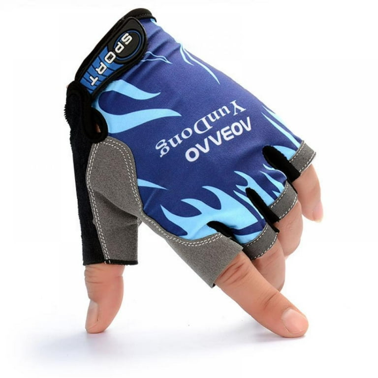 1 Pair Cycling Gloves Fishing Gloves Half Finger,Anti-Slip