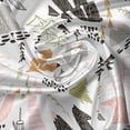 thumbnail image 7 of Ambesonne Nature Valance & Curtain, Squirrel Trees Woodland, 55"x30", Multicolor, 7 of 7