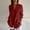 Red plus size blouse a1, variant on thefmos Women Plus Size V Neck Long Sleeve Button Down Blouse Casual Loose Fit Solid Tunic Tops Summer Vacation Fashion Shirt, Khaki XL