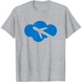 thumbnail image 1 of Flying Plane Airplane Aircraft Airliner Jet Blue Cloud T-Shirt, 1 of 1