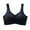 Black, variant on DuoJiaJ Ladies Yoga Sports Brassiere Deep V Neck Vest Bralette Wireless Seamless Bra Wireless Bras Beige